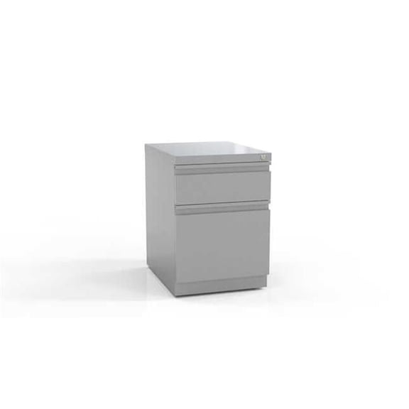 Mayline PH20SMHK5 Tech-Works Mobile Pedestal, Box-File - Silver