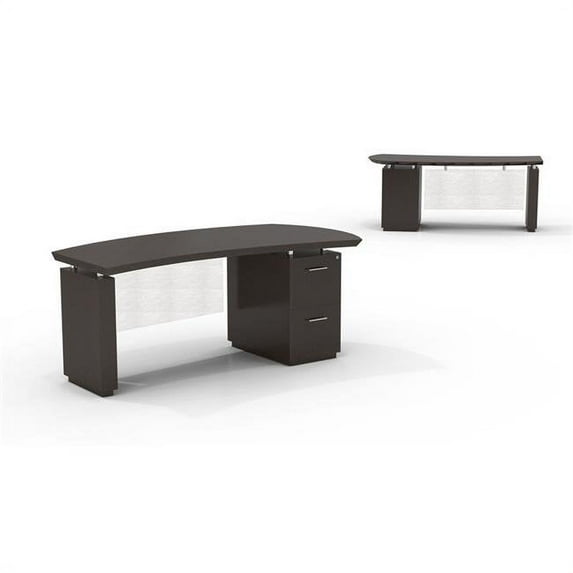 Mayline Sterling 66" Right Handed Desk With Single Pedestal STRD66FTDC
