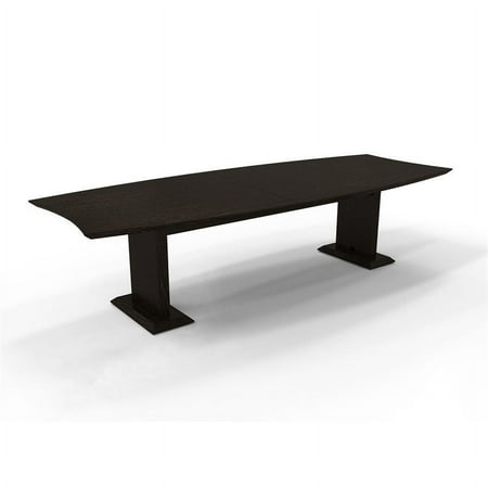 Safco Sterling 10' Boat Shaped Laminate Conference Table Textured Mocha STC10TDC
