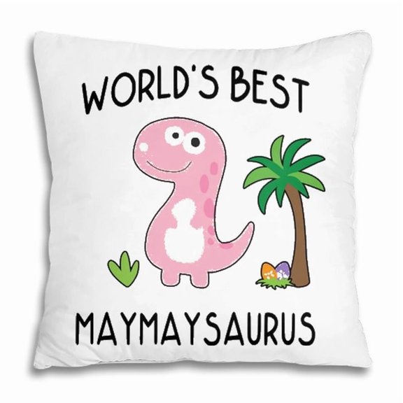 Maymay Grandma Gift Worlds Best Maymaysaurus Pillow