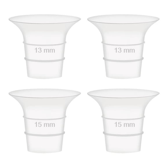 Maymom 13&15mm Flange Insert Compatible with Elvie Single/Double Electric, Elvie Stride 24mm Wearable Cup, Not Original Elvie Stride Replacement Pump Parts