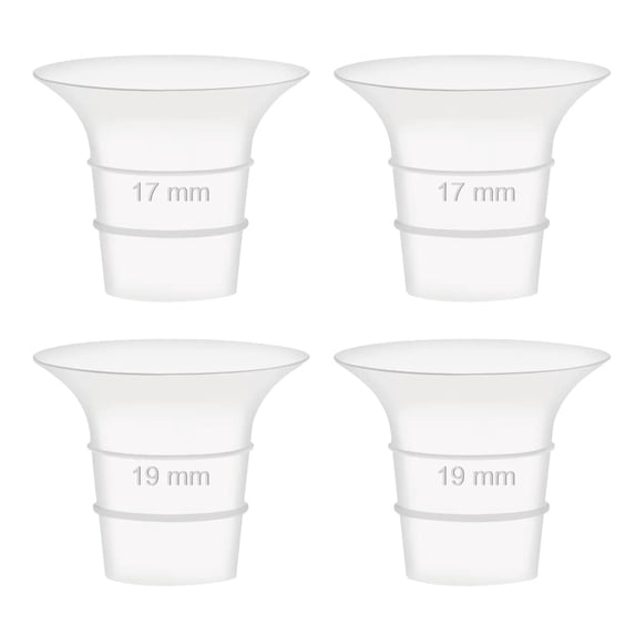 Maymom 17&19mm Flange Insert Compatible with Elvie Single/Double Electric, Elvie Stride 24mm Wearable Cup, Not Original Elvie Stride Replacement Pump Parts