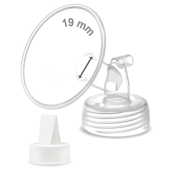 Maymom 19 mm Flange and Duckbill Compatible with Motif Luna/Spectra/Ameda Mya Pumps. Not Original Spectra Synergy Gold Pump Parts or Motif Accessories.