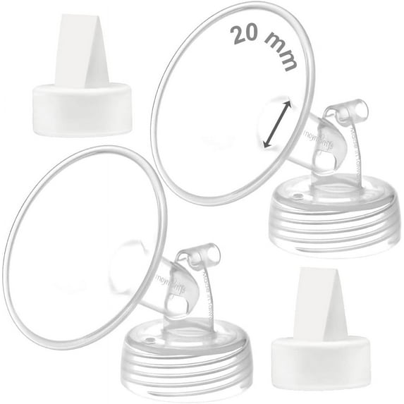 Maymom 20 mm Wide Neck Flange Duckbill Valve Compatible with Spectra S1 S2 SG Pumps Motif Luna; Not Original Spectra Replacement Pump Parts