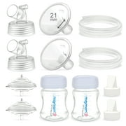 Maymom 21 mm Flange Pump Parts Compatible with Spectra S1 S2, Replacement Kit for Spectra Pump Parts. Inc Flange Duckbill Valve Tube Bottle Backflow Protector