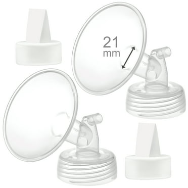 Maymom 21 mm Pump Parts Compatible with Spectra S1 S2 SG Pumps Motif Luna, Wide Neck Flange Duckbill Valve, Not Original Spectra Replacement Pump Parts