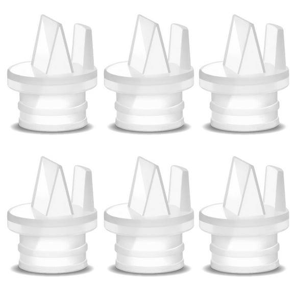Maymom 2nd Generation Pump Valves with Pull Tab Compatible with Spectra S1, S2, 9 Pumps, Avent Comfort Electric Breast Pump, 6 pc