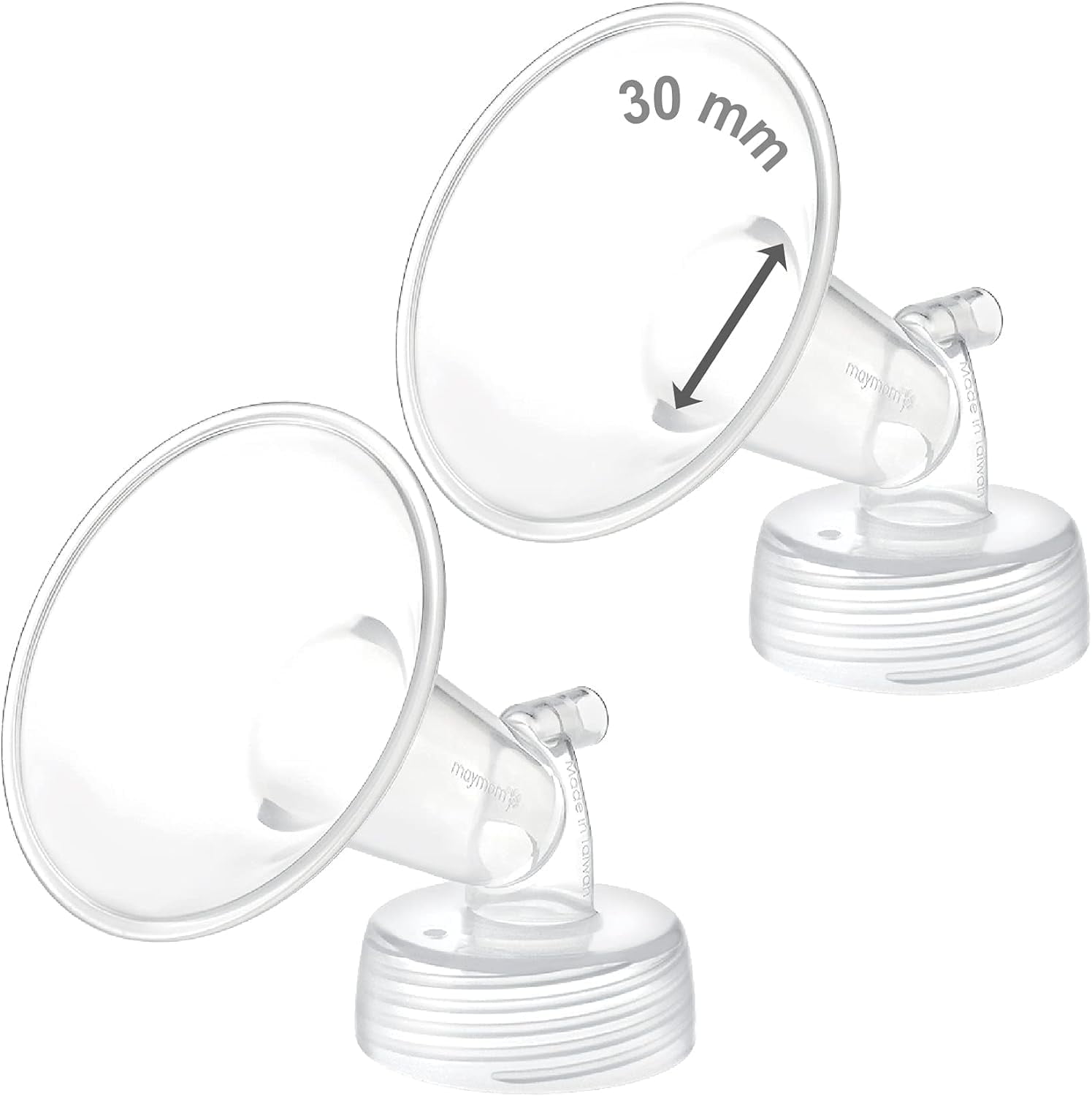 Maymom Bride Large 18mm + Valves Compatibles Pompes Spectra S1 S2, Ameda Luna, Synergy Gold
