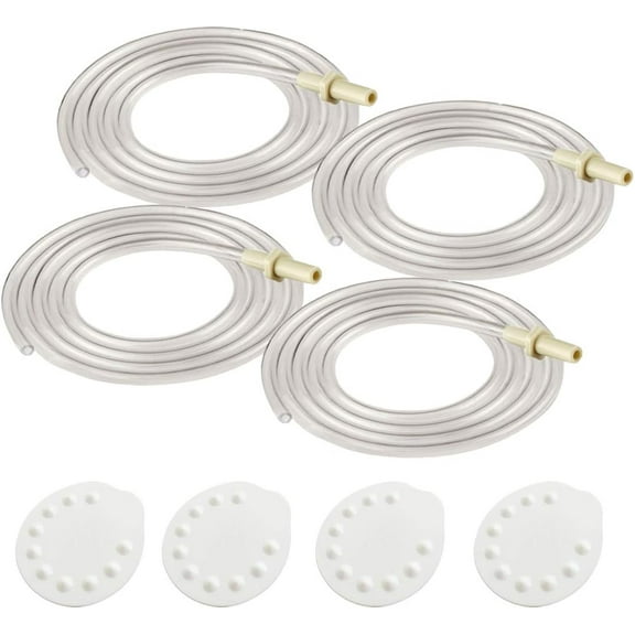 Maymom 4X Tubing 4X Membranes for Medela Pump in Style Advanced Breastpump Released After Jul 2006 Plus 4 Membranes in Retail Pack. Replaces Medela Tubing #8007212, 8007156 & 87212 and Pump Parts.