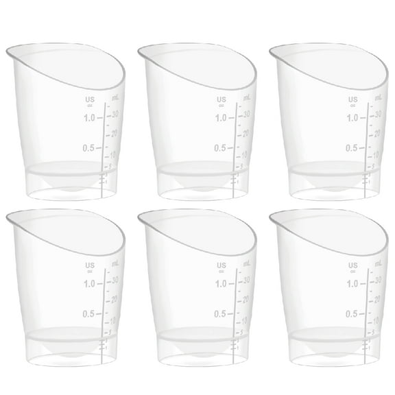 Maymom Baby Feeding Cup; Disposable Reuseable Baby Cup, Short Term Infant Feeding Cup; First Milk Collection Cup; 1 oz (6ct)