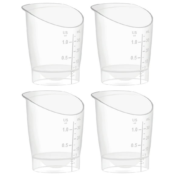 Maymom Baby Feeding cup; Graduated Cup for Dosing Medicine; 1 oz (4ct)