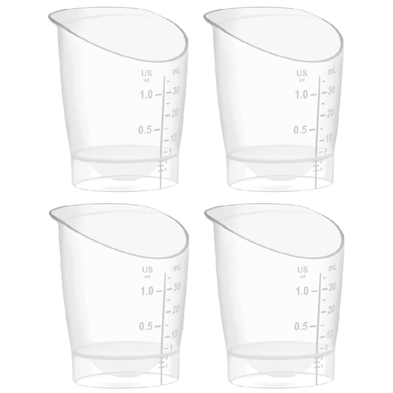 Maymom Baby Feeding cup; Graduated Cup for Dosing Medicine; 1 oz (4ct)