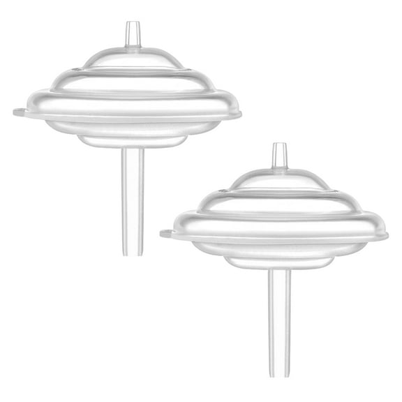 Maymom Backflow Protector, Long Stem, for Spectra Pumps to use Medela Flanges and Medela Flange; 2pc