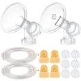 thumbnail image 1 of Maymom Breast Pump Kit Compatible with Medela Pump in Style Advanced Breast Pumps; 2X Breastshields (one-Piece), 27mm, 4 Valves, 6 Membranes, & 2 Tubings; Can Replace Medela Valve, Pumpinstyle, 1 of 5
