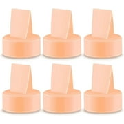 Maymom Duckbill Valves Compatible with Spectra, Replacement Duckbill Valve for Spectra Pump S1 S2 9 Plus Synergy Gold, Orange Pump Parts Accessories, 6 ct