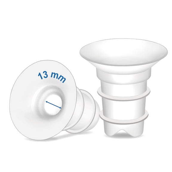 Maymom Flange Inserts 13mm Compatible with Spectra, Medela 24mm Shields, Momcozy S9 Pro/S12 Pro, Willow Wearable Cup. Compatible with Medela Freestyle, Harmony, to Reduce 24mm Down to 13mm; 2pc