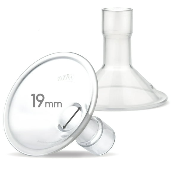 Maymom MyFit Classic Series 19mm Small Breastshield Compatible with Medela Breast Pumps; Not Original Medela Pump Parts; Fit Flex Connector; 2pc