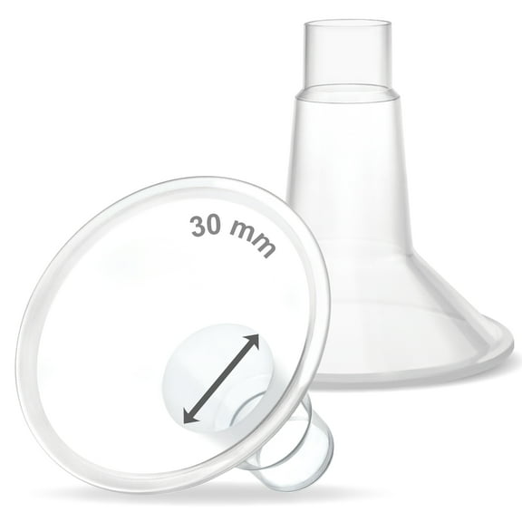 Maymom 30mm Breast Shield Compatible with Medela Breast Pumps with PersonalFit Connector, PersonalFit Flex, Freestyle, Sonata, Swing, Harmony Connector (2-Pack, Classic Series)
