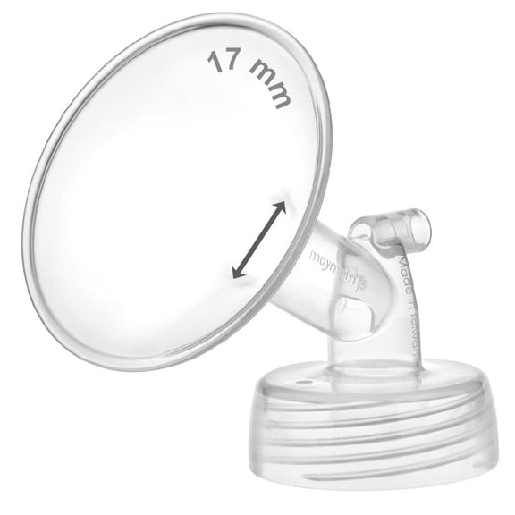 Maymom Pump Part Compatible with Spectra S1,S2 Spectra 9 Plus Breastpump; Incl Wide Mouth Flange (One flange-17mm Flange) Not Original Spectra Flange; Not Spectra Baby USA Parts