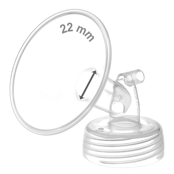 Maymom Pump Part Compatible with Spectra S1,S2 Spectra 9 Plus Breastpump; Incl Wide Mouth Flange (One flange-22mm Flange) Not Original Spectra Flange; Not Spectra Baby USA Parts