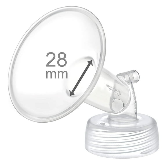 Maymom Pump Part Compatible with Spectra S1,S2 Spectra 9 Plus Breastpump; Incl Wide Mouth Flange (One flange-28mm Flange) Not Original Spectra Flange; Not Spectra Baby USA Parts