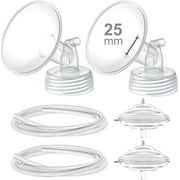 Maymom Pump Parts Compatible with Spectra S1 S2 9 Plus Breastpump. Not Original Spectra Replacement Pump Parts. Inc 25 mm Flange Backflow Protector Tubing
