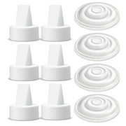 Maymom Pump Parts Compatible with Spectra S1 Spectra S2 Spectra 9 Plus Incl Duckbill Valve Silicone Membrane Replace Spectra Duckbill Valve S2 Replacement Parts Not Original Spectra Pump Parts