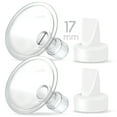 thumbnail image 1 of Maymom Pump Valve & MyFit 17mm Shield Compatible with Lansinoh Breast Pump Signature Pro/Smartpump/Manual Breast Pump. Replace Lansinoh Pump Valve. Not Original Lansinoh Pump Part, 1 of 8