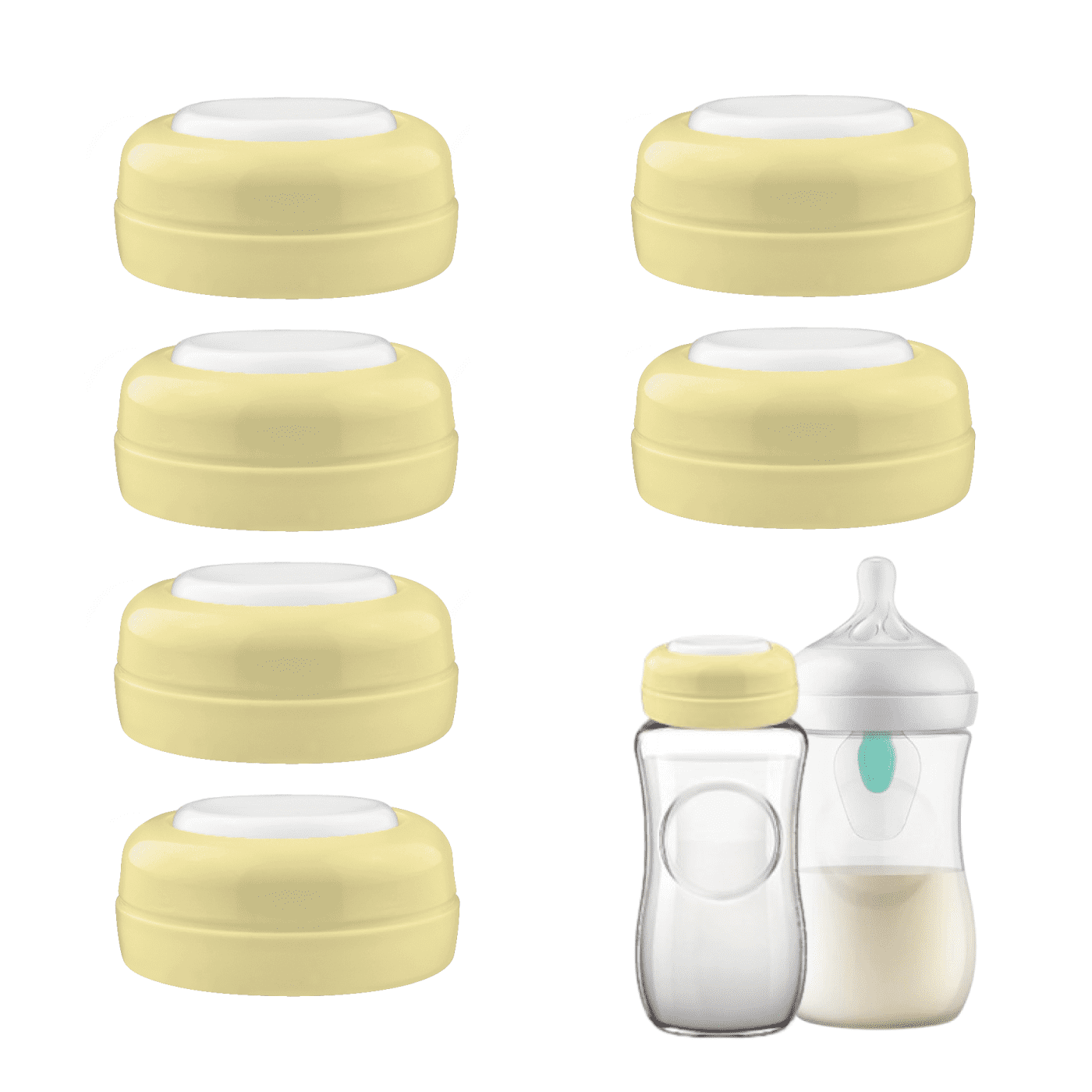 Lids Replacement Mam Bottle Caps Bottle Caps 9-PCs Travel
