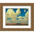 thumbnail image 1 of Maynard Dixon 2x Matted 24x20 Gold Ornate Framed Art Print 'Cloud World', 1 of 2