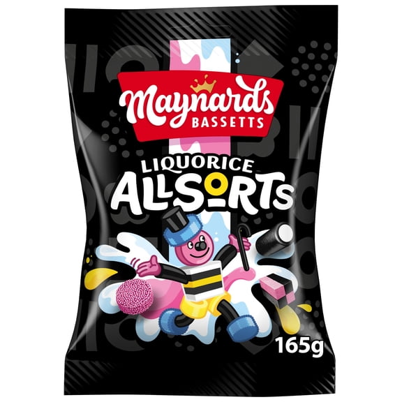 Maynards Bassetts Liquorice Allsorts 165g, Imported from Britain