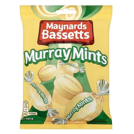 Maynards Bassetts Murray Mints Bag 193g (Pack of 6)