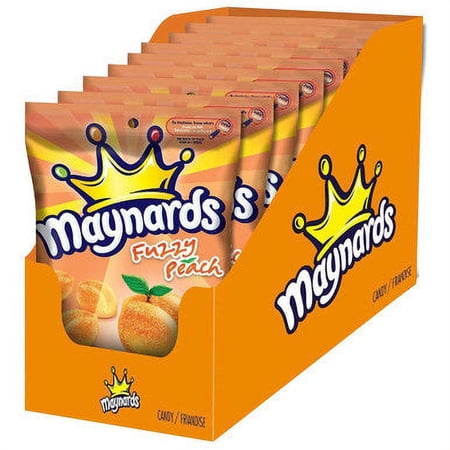 Maynards Fuzzy Peach 185g/6.5oz, 9-Pack {Imported from Canada}