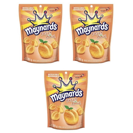 Maynards Fuzzy Peach 355g (12.5oz) Pack of 3, {Imported from Canada}