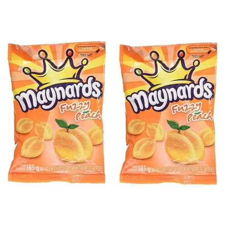 Maynards Fuzzy Peach Candy, 185g/6.5 oz., (2 pack)