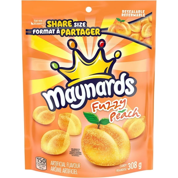 Maynards Fuzzy Peach Candy, 308g/10.8 oz