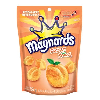 Maynards Gummy Candy, Fuzzy Peach, 355g/12.5 oz