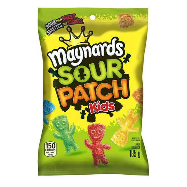 Maynards Gummy Sour Patch Kids Candy, 185g, 12 Count, {Imported from Canada}