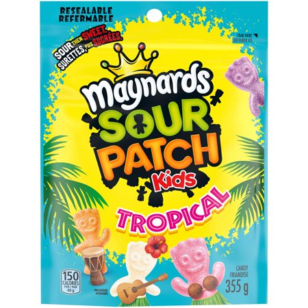 Maynards Sour Patch Kids Tropical 12 Count, 185 Grams
