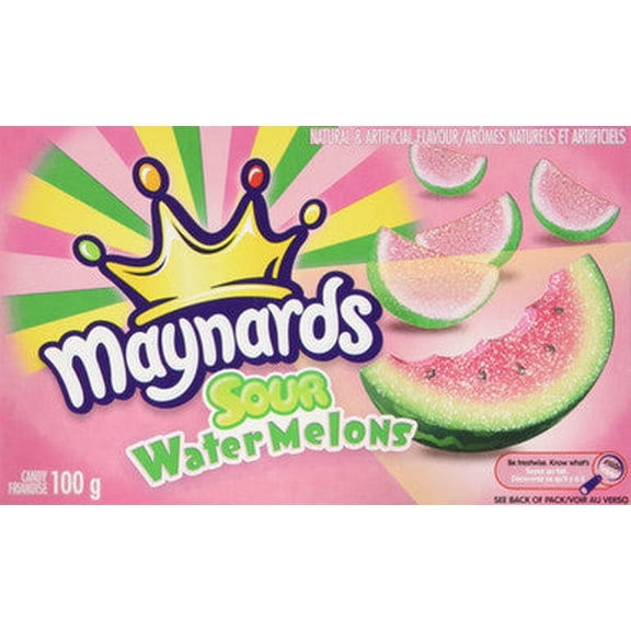 Maynards Sour Patch Kids Watermelon 100g/3.5oz Box, {Imported from Canada}