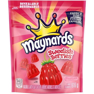 Maynards Swedish Berries Candy Family Size 816g/28.7oz