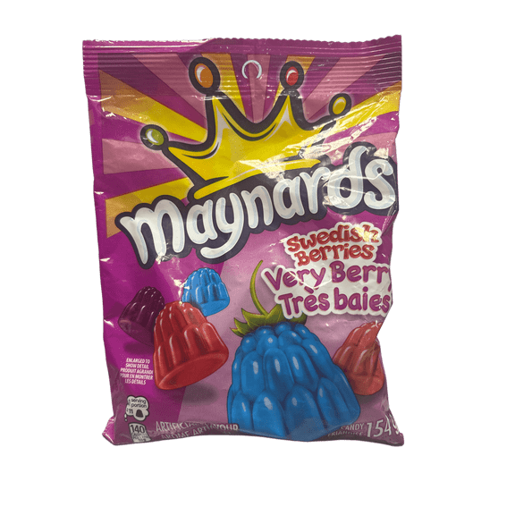 Maynards Swedish Berries Very Berry Candy Bag 154G - Canada Edition