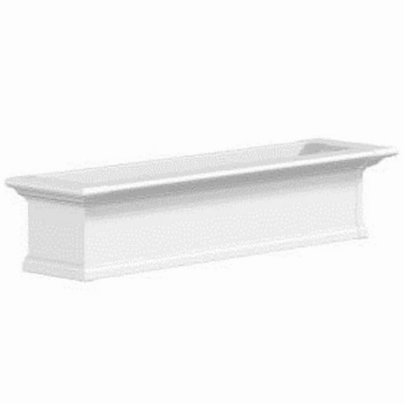 Mayne 4824W Yorkshire 4 Foot Window Box - White<BR>