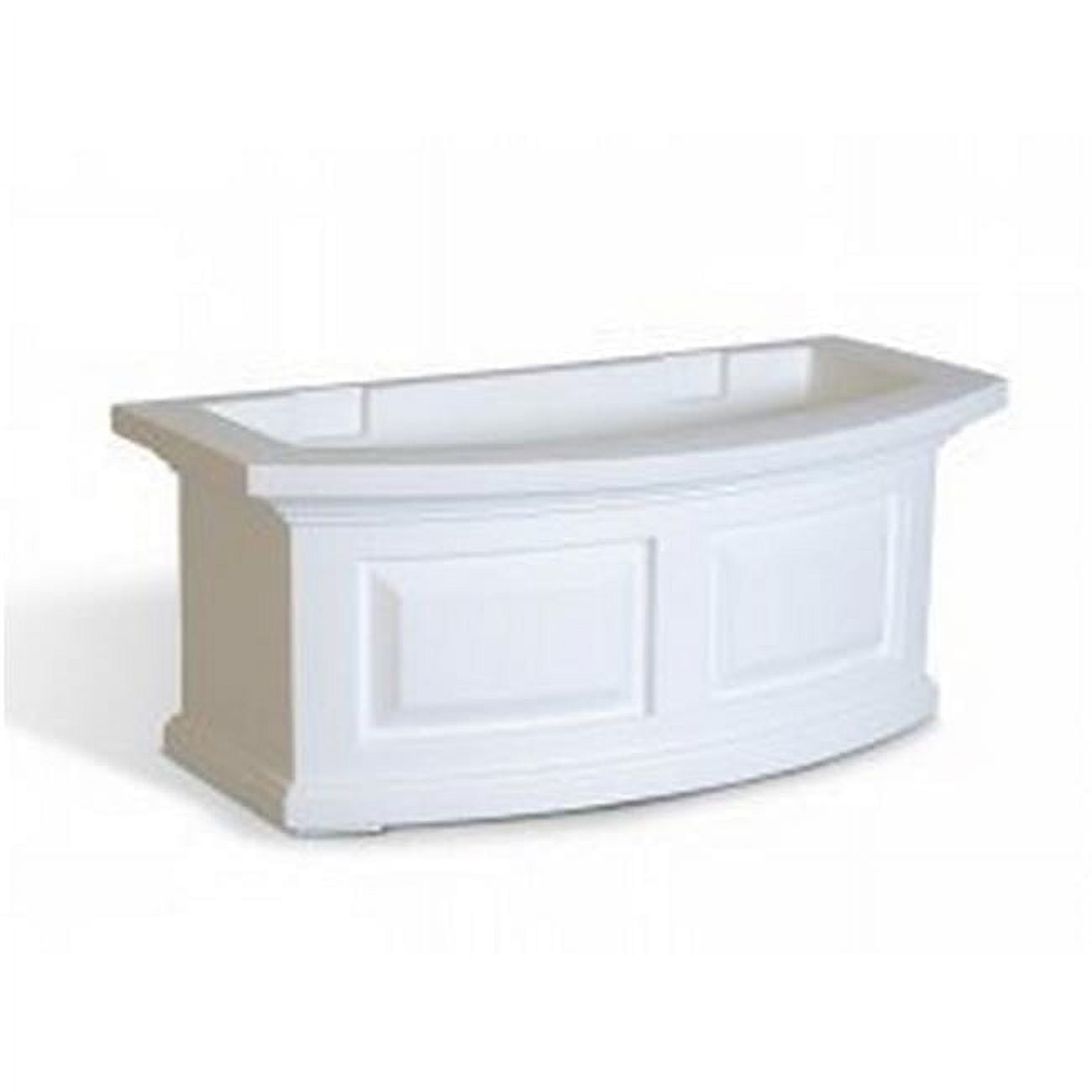Mayne 4829W Nantucket 2 ft. Window Box - White- - Walmart.com