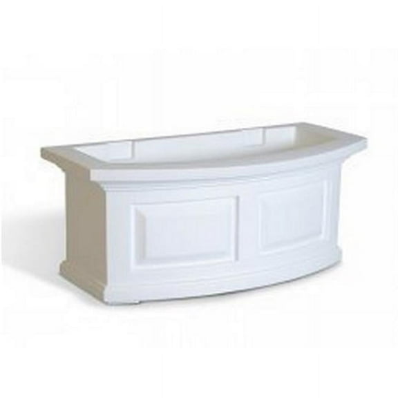 Mayne 4829W Nantucket 2 ft. Window Box - White-