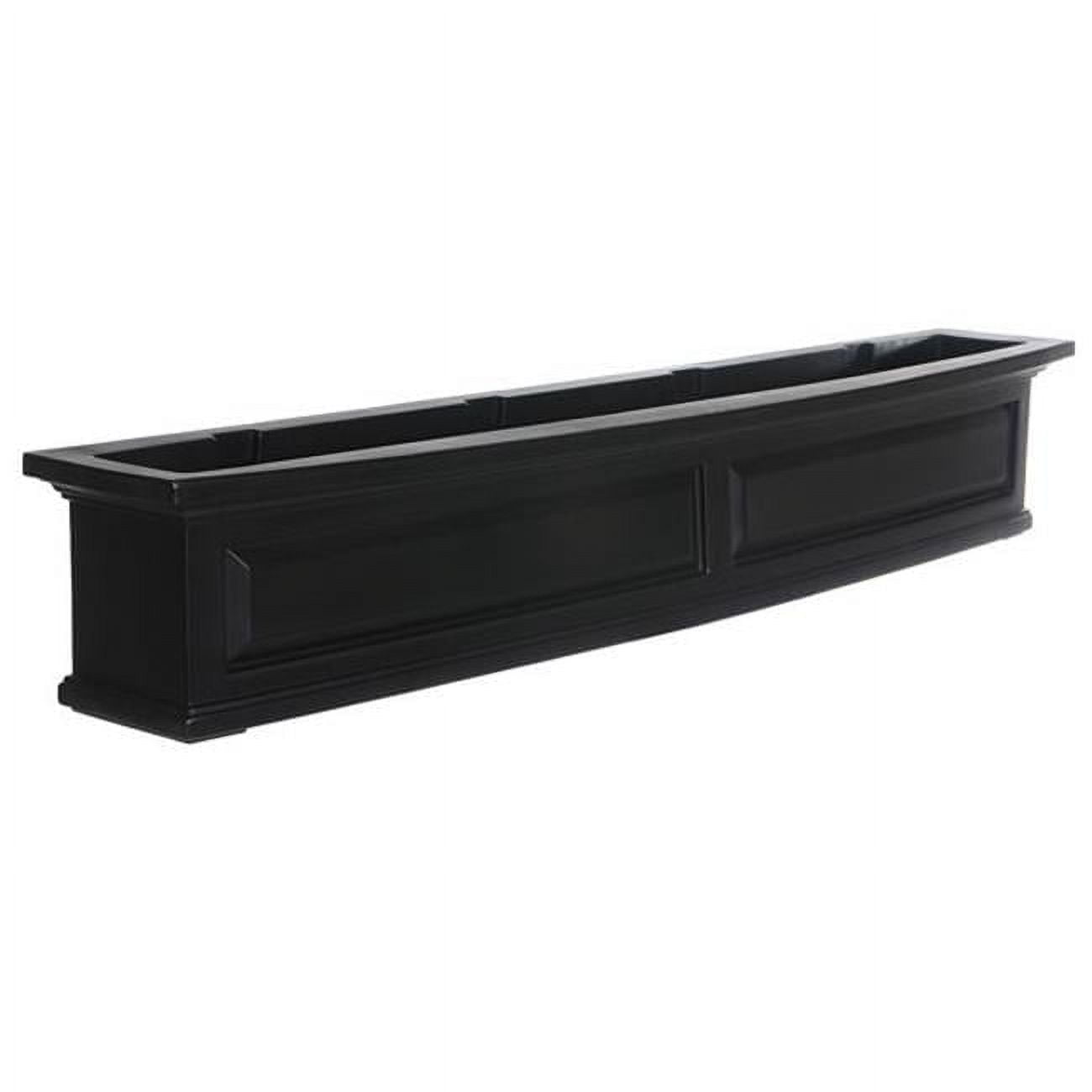 Mayne 4832B Nantucket 5 ft. Window Box - Black- - Walmart.com