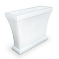 thumbnail image 1 of Mayne Bordeaux 40" x 15" x 32" Rectangle White Polyethylene Trough Planter, 1 of 7
