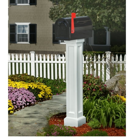 Mayne Bradford Mail Post - Polyethylene - White (5817-W)