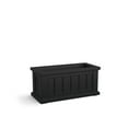 thumbnail image 1 of Cape Cod 24" x 11" x 11" Rectangle Black Self-Watering Plastic Planter, 1 of 11