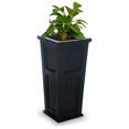 thumbnail image 1 of Mayne Cape Cod 32in Tall Planter - Black - 15.5in L x 15.5in W x 32in H - Polyethylene - Built-in Water Reservoir (4843-B), 1 of 6
